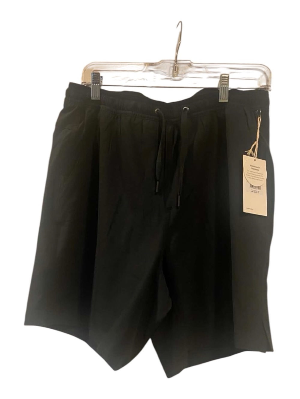 NWT Vuori HardKore Shorts BLACK Lined 7” Size L